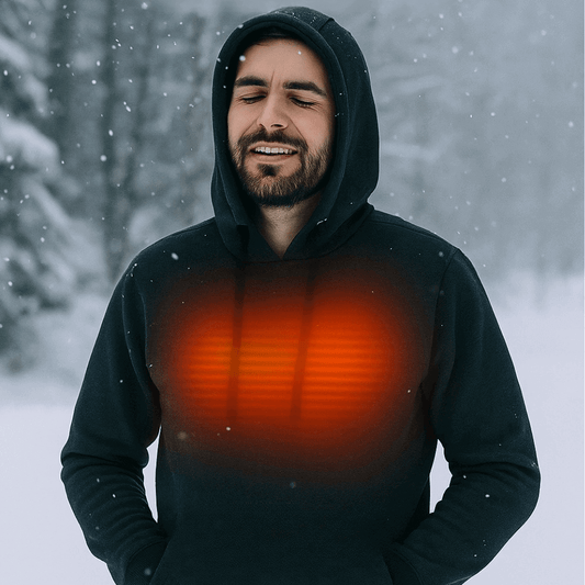 Selbstheizender Hoodie – Wärme auf Knopfdruck