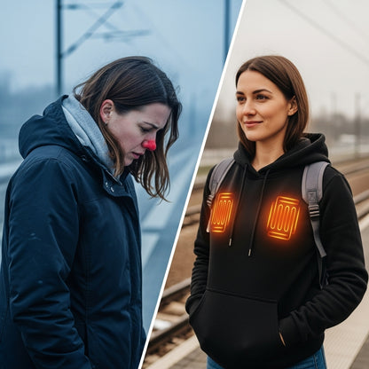 Selbstheizender Hoodie – Wärme auf Knopfdruck